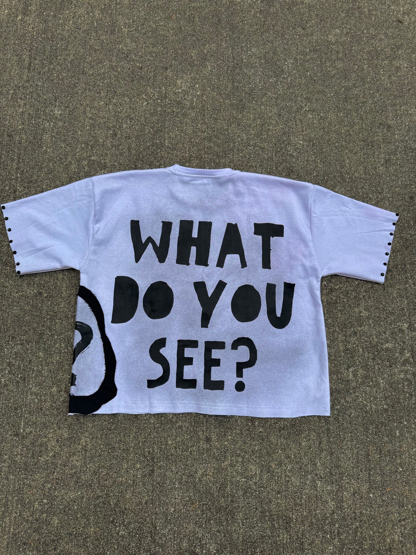 White Question Reality Tee