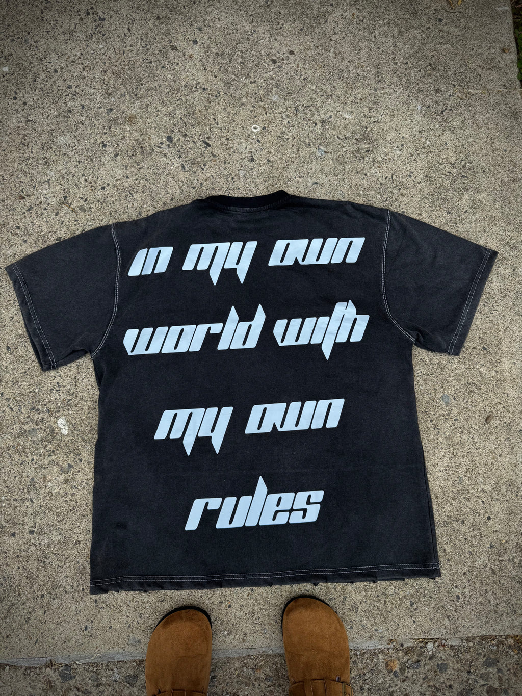 Black Double Vision Tee