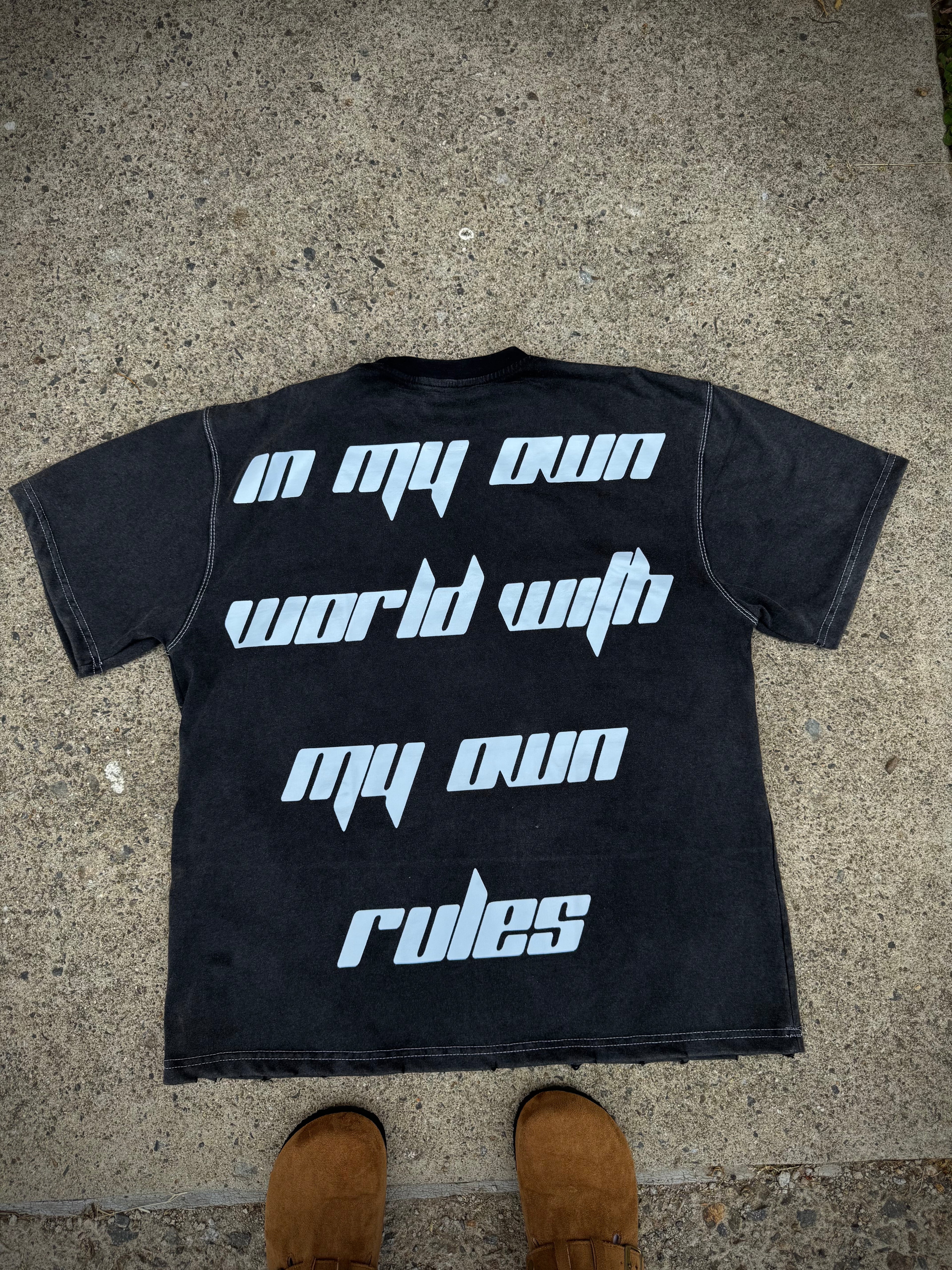 Black Double Vision Tee