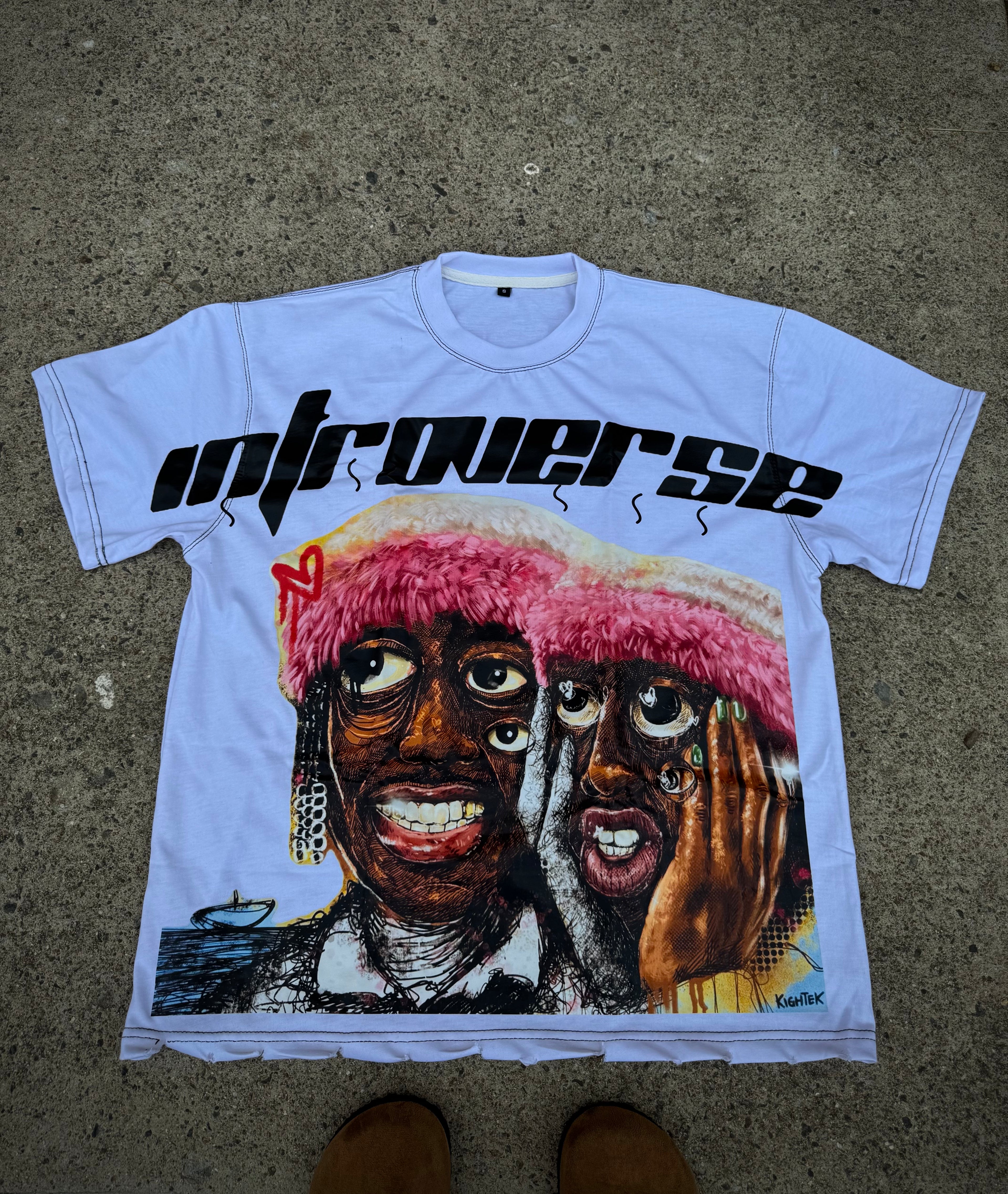 White Double Vision Tee