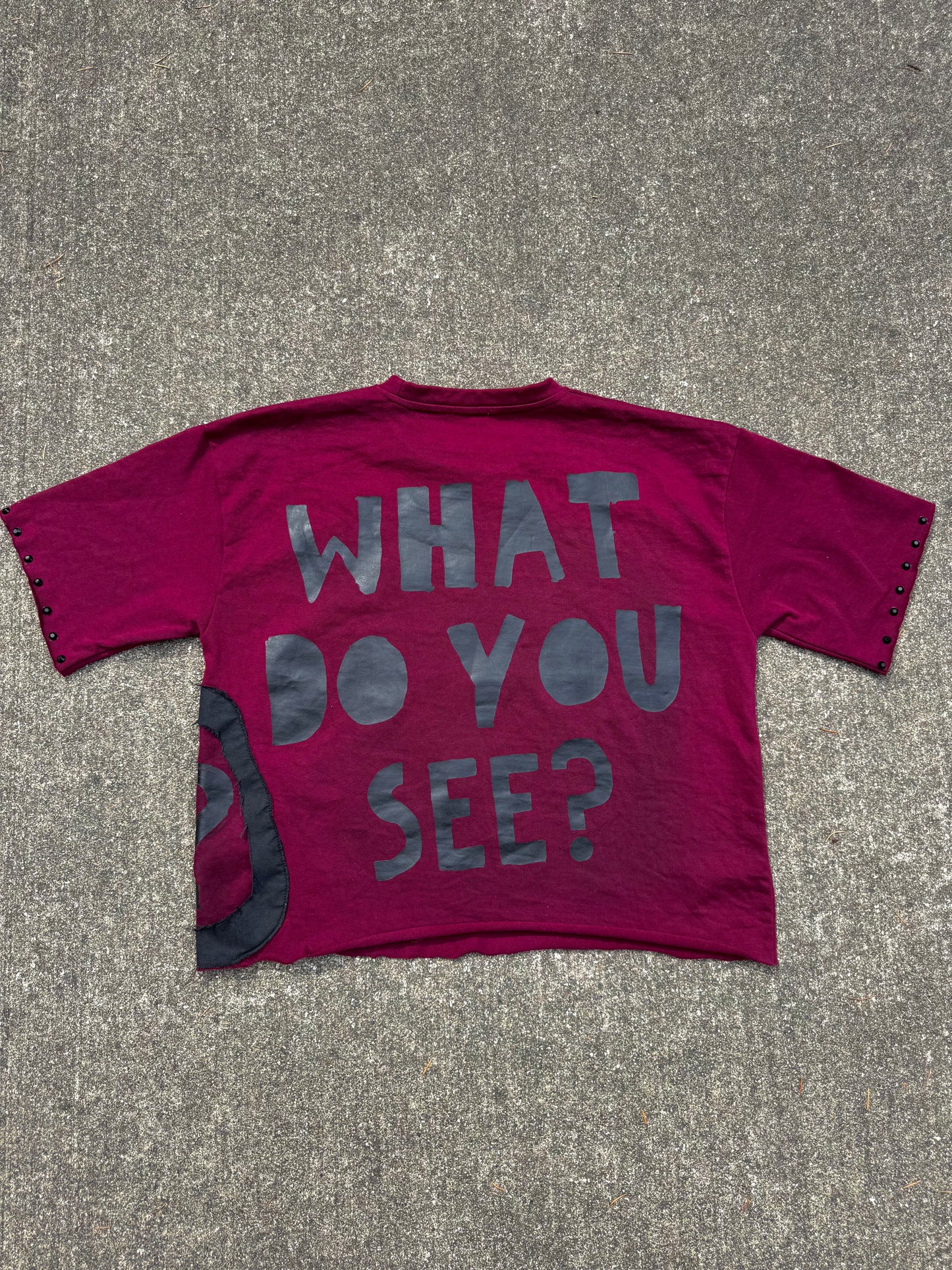 Red Question Reality Tee