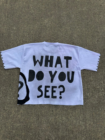 White Question Reality Tee