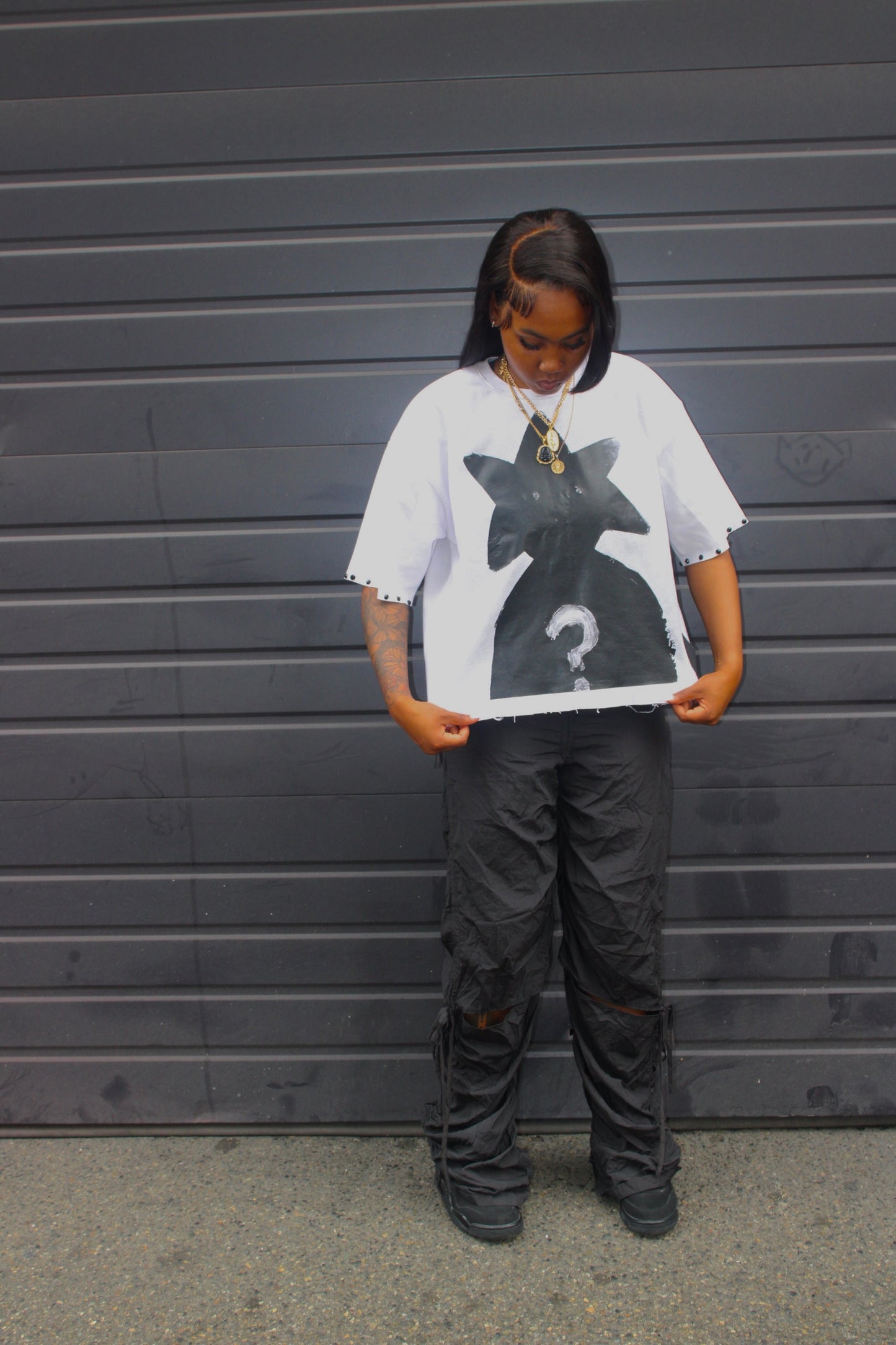 White Question Reality Tee