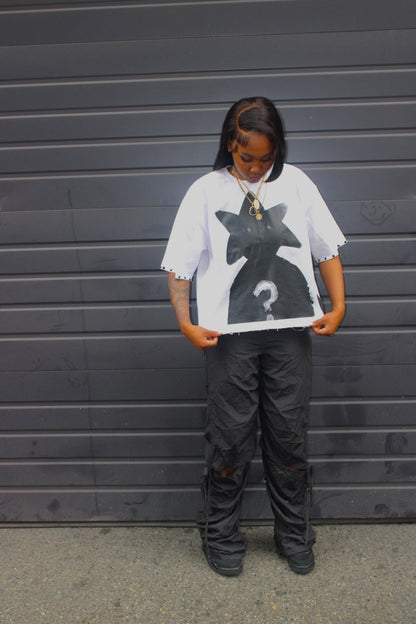 White Question Reality Tee